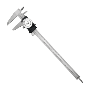 Mitutoyo 300 mm / 12 inch Dial Caliper with Locking screw & Thumb Roller (0.2 inch Per One Revolution), 505-749