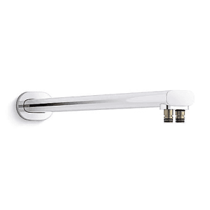 Kohler Statement Dual Function Wallmount Rainhead Arm In Polished Chrome Finish, K-26324IN-CP