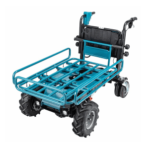 Makita 300 kg Load Capacity 18V X2 (36V) LXT BL Battery Powered 4 Wheel Wheelbarrow (Bare Tool), DCU604Z