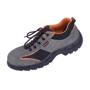 Karam High Breathable Leather Safety Shoe - Steel Toe (Grey), FS69RG