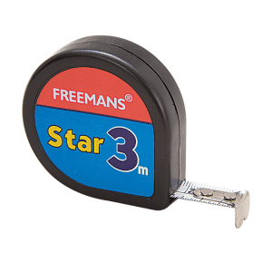 Freemans 3Mtr x 13mm Star Steel Tape, ST313