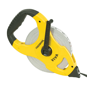 Freemans 100Mtr x 13mm Fibre Glass Viva Open Reel Tape, VO100