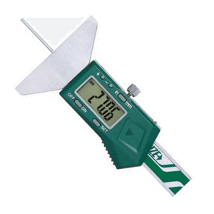 Insize 25 mm / 0.1 inch Mini Digital Depth Gauge With Round Bar, 1140-25