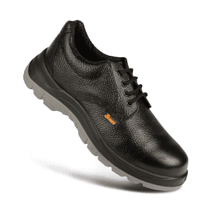 Paragon Vamp Grain Back Part Split Leather Safety Shoe 741 - Metal Toe (Black), PU0741GP