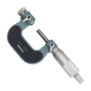 Mitutoyo 0 - 1 inch Interchangeable Anvil Screw Thread Micrometer (Spindle Tip Type), 126-137