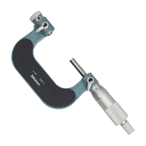 Mitutoyo 1 - 2 inch Interchangeable Anvil Screw Thread Micrometer (Spindle Tip Type), 126-138