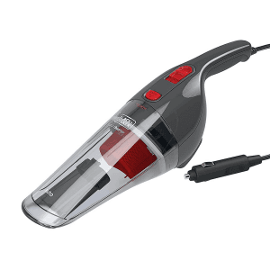 Black+Decker 12V Powerful Dustbuster Car Vacuum Cleaner with 6 Accessories (Red & Black), NV1210AV-B5