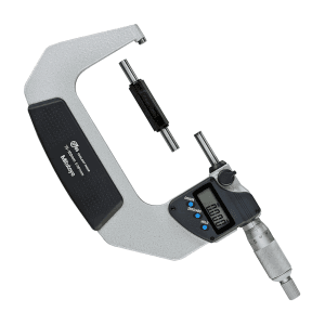 Mitutoyo 75 - 100 mm Digital Micrometer With Ratched Stop & SPC Data Output (IP65 Coolant-Proof), 293-233-30