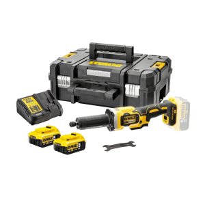 Dewalt 18V / 6mm XR Li-ion Cordless Variable Speed Die Grinder with Brushless Motor 2x5.0Ah Batteries Included, DCG426P2-QW