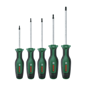 Bosch 5 Pcs Torx Screwdriver Set, 1 600 A02 BX6