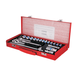 Taparia 20 Pcs 3/8 Inch Sq. Drive Socket Set (9.5 mm), S 3/8H