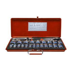 Taparia 27 Pcs 1/2 Inch Sq. Drive BiHexagonal Socket Set (12PT), S-11MXL