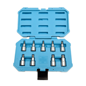 Taparia 9 Pcs 1/2 Inch Sq. Drive Torx Bits Socket Set (12.7 mm), SBST 9