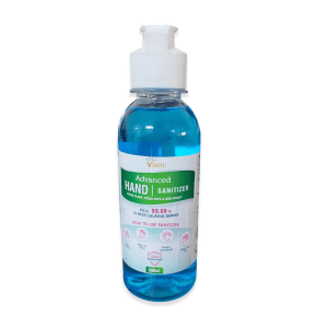 Vibhu's 200 ml Antibacterial Liquid Hand Sanitizer with Lemon Extract