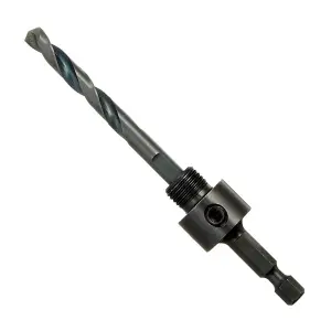 Lenox 14 mm - 30 mm Standard Hole Saw Arbor With 4-1/4 Inch Pilot Drill Bit, 1779803