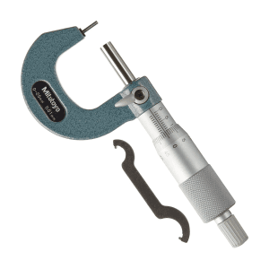 Mitutoyo 0 - 25 mm Pin Anvil Tube Micrometer (Type A), 115-302