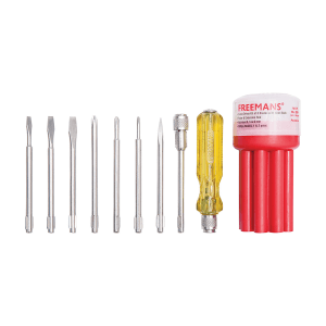 Freemans 8 Pcs Screw Driver Kit with Neon Bulbs, TK08