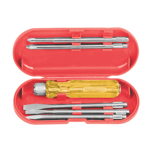 Freemans 5 Pcs Screw Driver Kit with Neon Bulbs, TK05