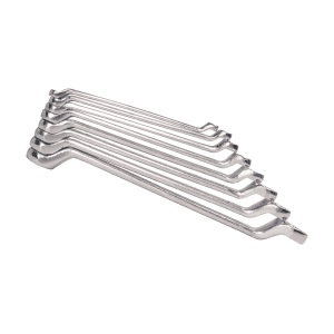 Freemans 8 Pcs, 6 x 7 mm - 20 x 22 mm Shallow Offset Ring Spanner Sets, RS08