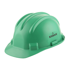 Karam ISI Marked Shelmet Safety Helmet With Plastic Cradle (Mint Green), PN501