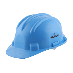 Karam ISI Marked Shelmet Safety Helmet With Plastic Cradle (Star Blue), PN501