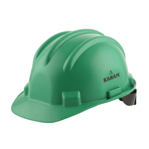 Karam ISI Marked Shelmet Ratchet Type Safety Helmet With Plastic Cradle (Mint Green), PN521