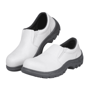 Karam Men's Executive Abwarf Safety Shoe - Steel Toe (White), FS13RG