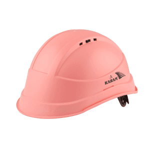 Karam ISI Marked Shelblast Safety Helmet Without Peak (Pink), PN545