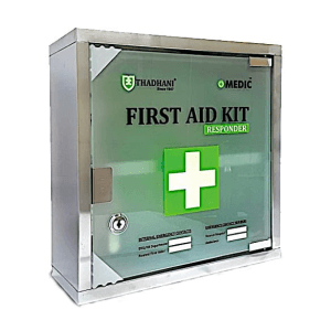 Medic Responder First Aid Kit For 100 Person (Stainless Steel Cabinet)