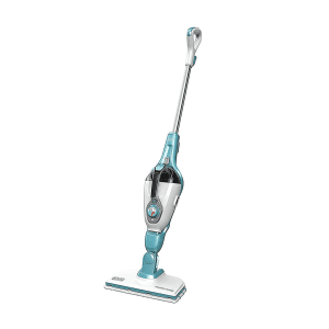 Black+Decker 1300-Watt 7-in-1 Steam-Mop with Autoselect Technology & 99.9% Germ Protection (White and Blue), FSMH1321-QS