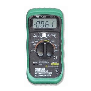 Metravi 4000 Counts / 1.5 times/sec Sampling Time Four In One Digital Environmental Meter With PC Interface, ET-2