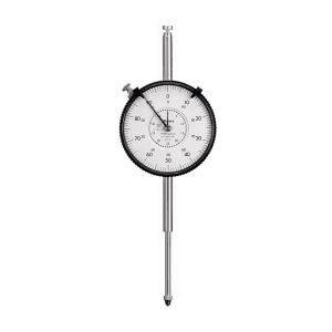 Mitutoyo 0 - 50 mm Large Dial Face & Long Stroke Dial Indicator, Lug Back - Series 3, 3058S-19