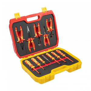 Hogert 12 Pcs Insulated Tool Set (VDE), HT1E100