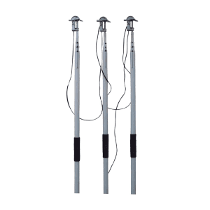 Metravi 66kV Three Phase Highly Insulated FRP Telescopic Earth & Discharge Rod, 66kV
