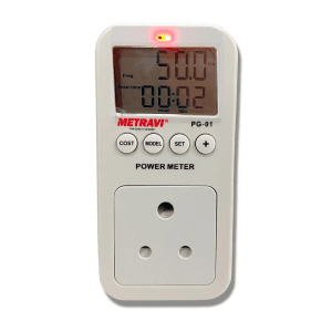 Metravi 100V AC - 260V AC Power Guard & Energy Meter, PG-01