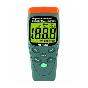 Metravi 3-1/2 Digit / 1999 Magnetic Field EMF ELF Meter, EMF-823