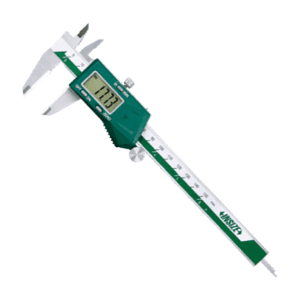 Insize 150 mm / 6 inch Digital Caliper with Ceramic Tipped Jaws (Data Interface), 1193-150