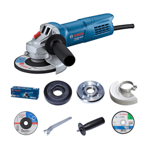 Bosch 100mm / 4 inch 800W Professional Angle Grinder (With 2x Cutting Disc & 1x Grinding Disc), GWS 800