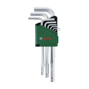 Bosch 9 Pcs Hex Allen Key Set, 1 600 A03 2V1