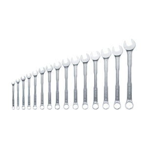 Bosch 15 Pcs Combination Wrench Set, 1 600 A02 Z9E