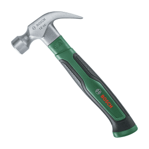 Bosch 340 Gms / 16 Oz Claw Hammer With Fibreglass Handle, 1 600 A02 W7X