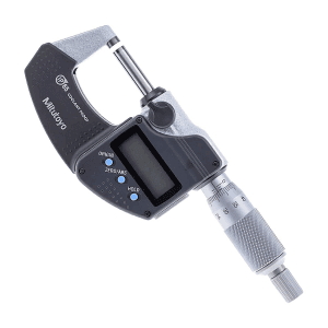 Mitutoyo 0 - 25 mm Digital Micrometer With Ratchet Thimble & Without SPC Data Output (IP65 Coolant-Proof), 293-244-30