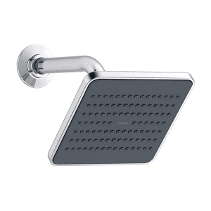 Kohler APT Square Single Function Organic Showerhead With Shower Arm in Polished Chrome Finish, K-34050IN-CP