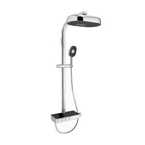 Kohler Anthem 4-Way Thermostatic Valve & Bath/shower Column with Multifunction Rainhead & Handshower, K-26334IN-9-CP