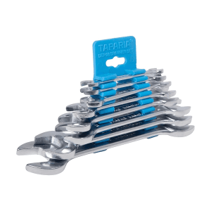 Taparia 8 Pcs Double Ended Open Jaw Spanners Set (Hanger Packing), DEP08HP