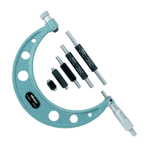 Mitutoyo 0 - 150 mm Outside Micrometer with Interchangeable Anvil, 104-135A