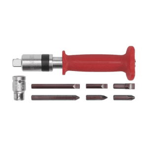 Yato 8 Pcs Impact Screw Driver Set with Plastic Handle, YT-2800