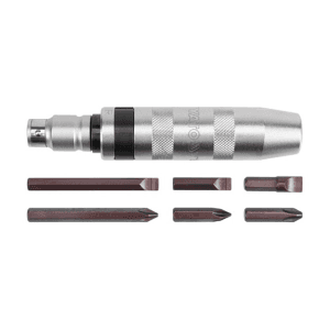 Yato 8 Pcs Impact Screw Driver Set with Metal Handle, YT-2801
