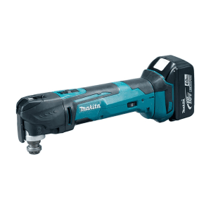 Makita 18V LXT Li-ion Cordless Toolless Multi Tool with Rapid Charger & 2 Pcs 3.0Ah Batteries, DTM51RFE