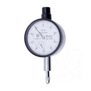 Mitutoyo 0 - 5 mm Dial Indicator with Flat Back, 1044AB